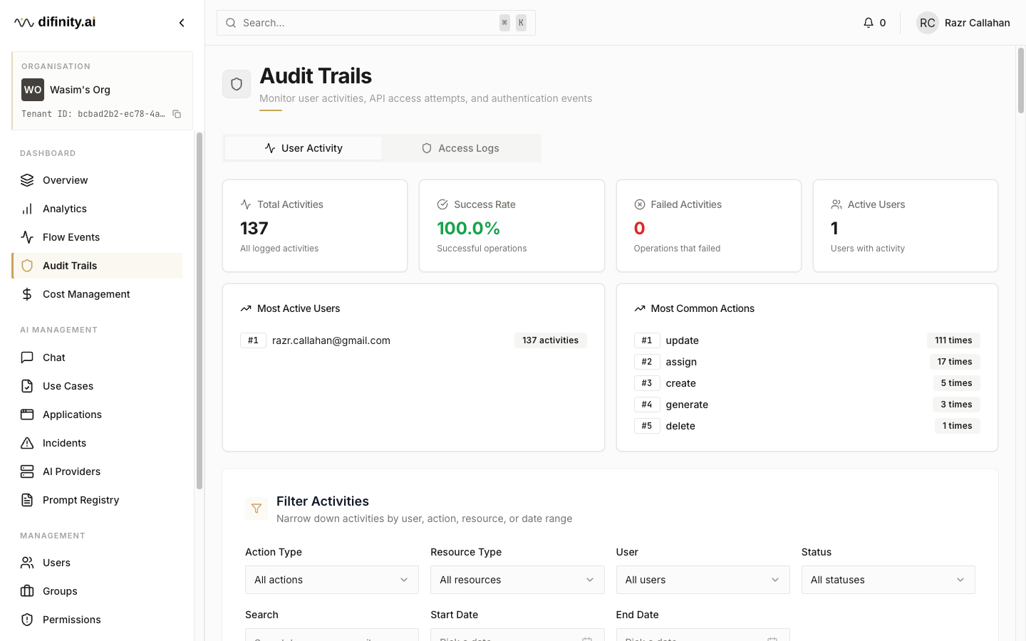 Documentation | Difinity Platform Guide