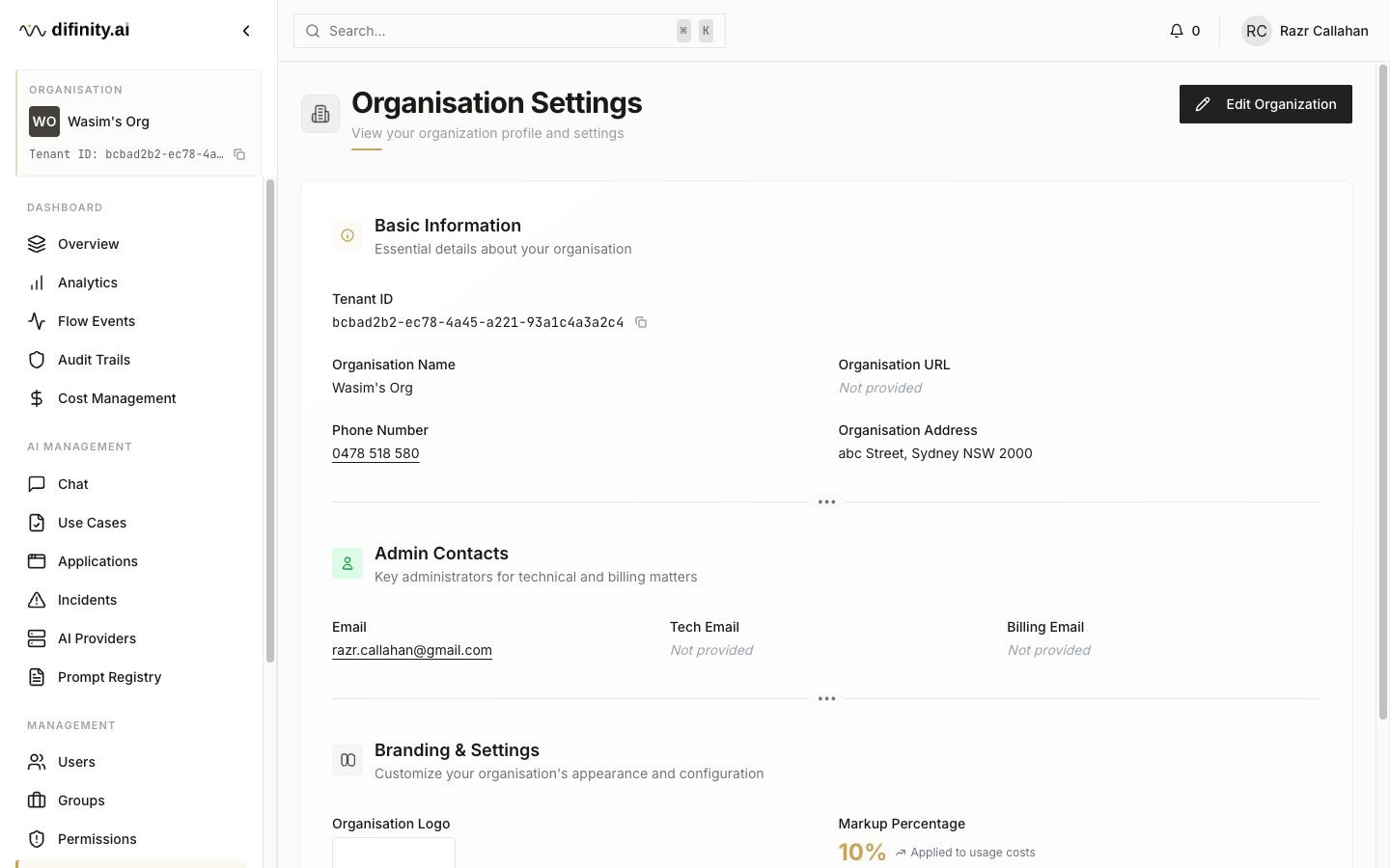 Documentation | Difinity Platform Guide