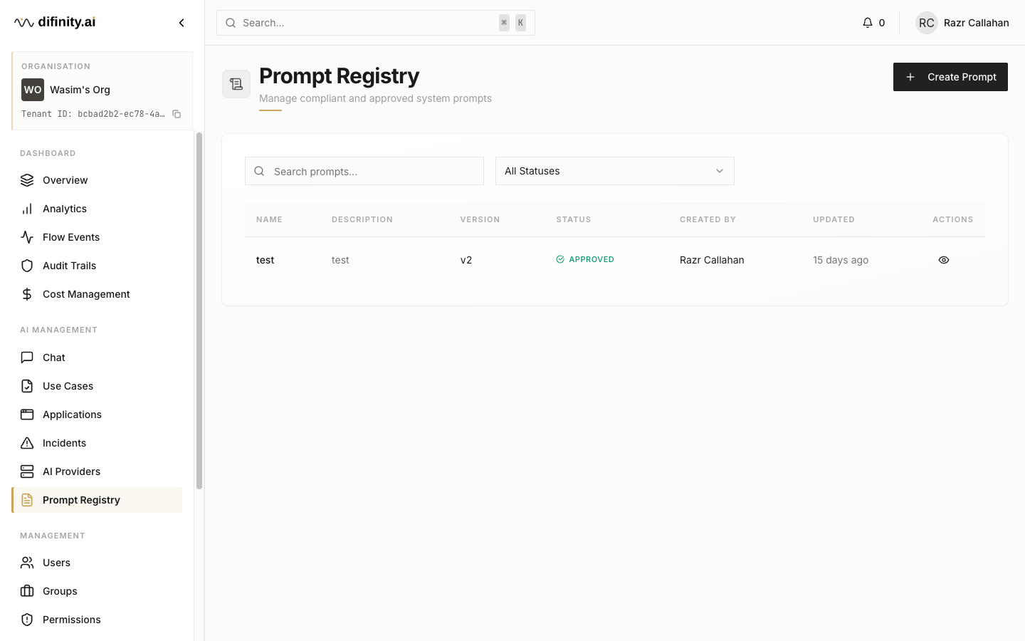 Documentation | Difinity Platform Guide